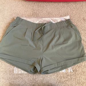 Zyia Olive Green Summer Shorts